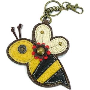 Chala handbag bee key fob/coin purse
